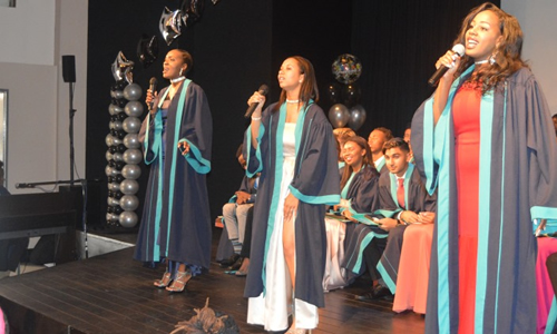 A performance by students representing the graduating class